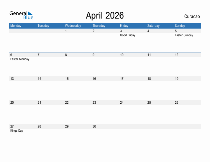 Fillable April 2026 Calendar