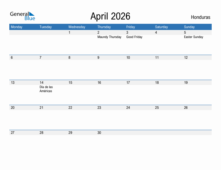 Fillable April 2026 Calendar