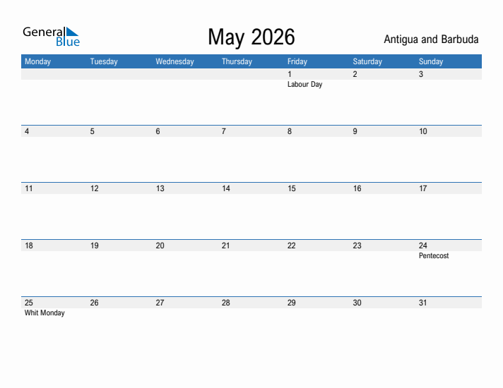 Fillable May 2026 Calendar