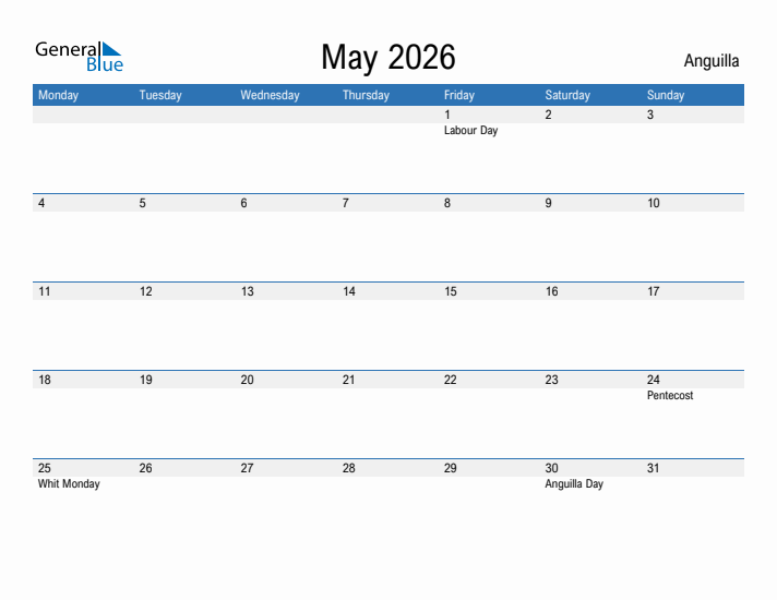 Fillable May 2026 Calendar