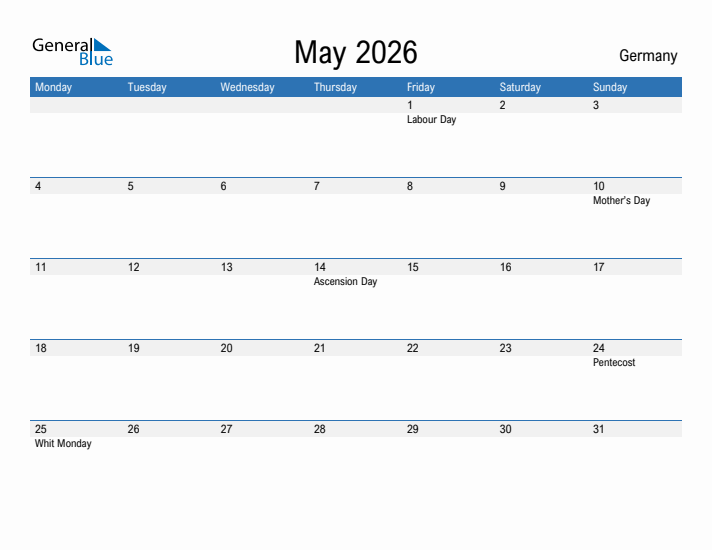 Fillable May 2026 Calendar