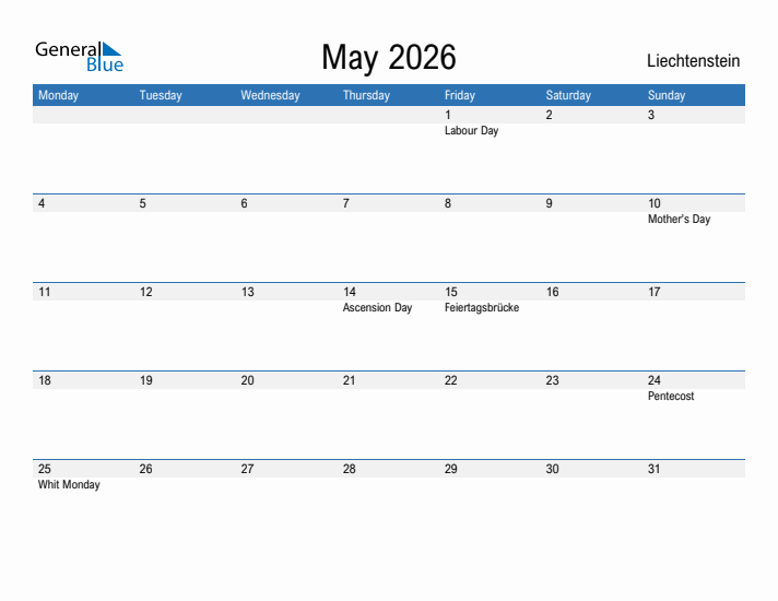 Fillable May 2026 Calendar