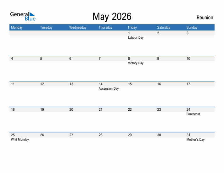 Fillable May 2026 Calendar