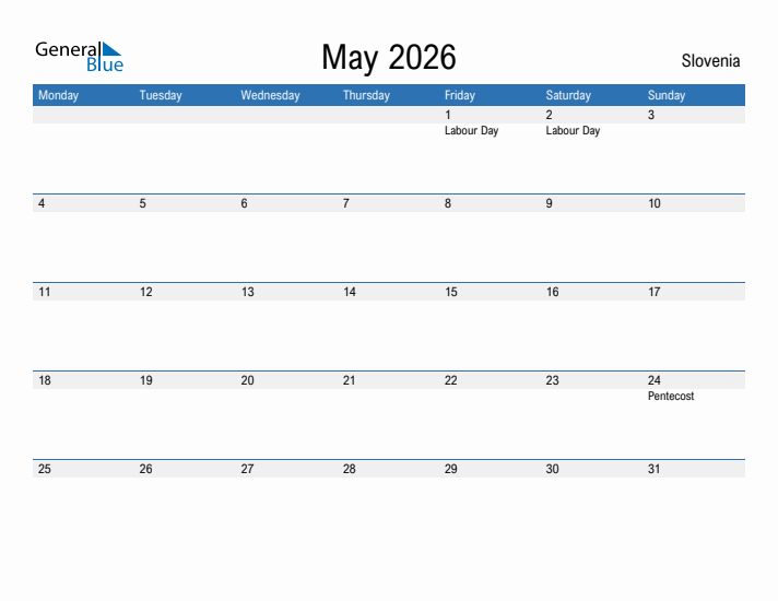 Fillable May 2026 Calendar