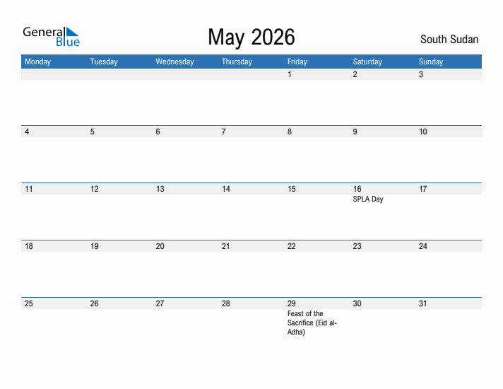 Fillable May 2026 Calendar