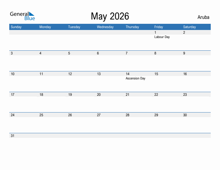 Fillable May 2026 Calendar