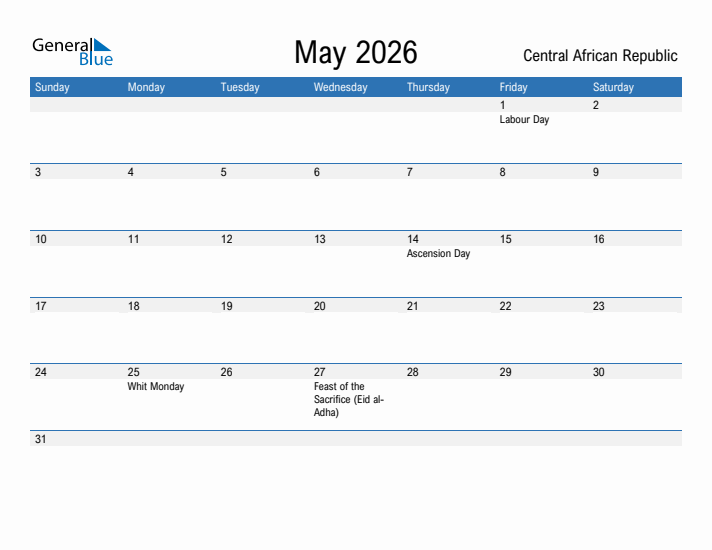 Fillable May 2026 Calendar