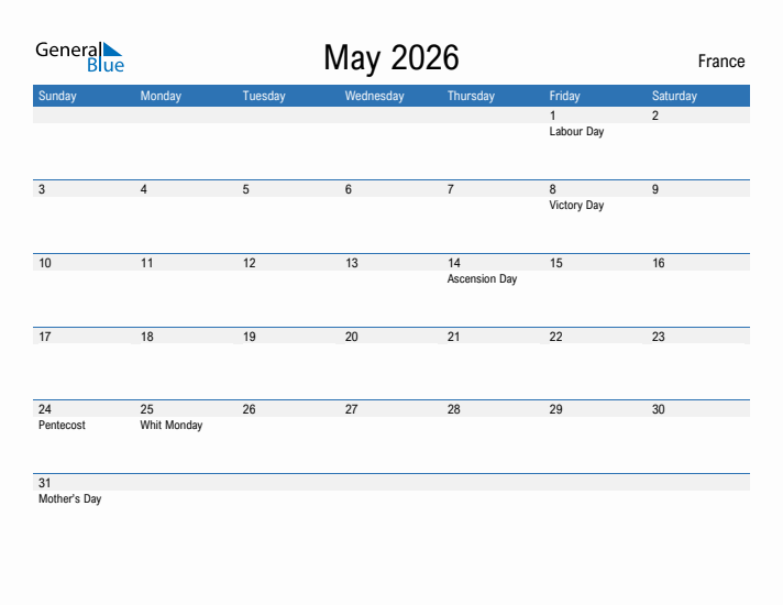 Fillable May 2026 Calendar