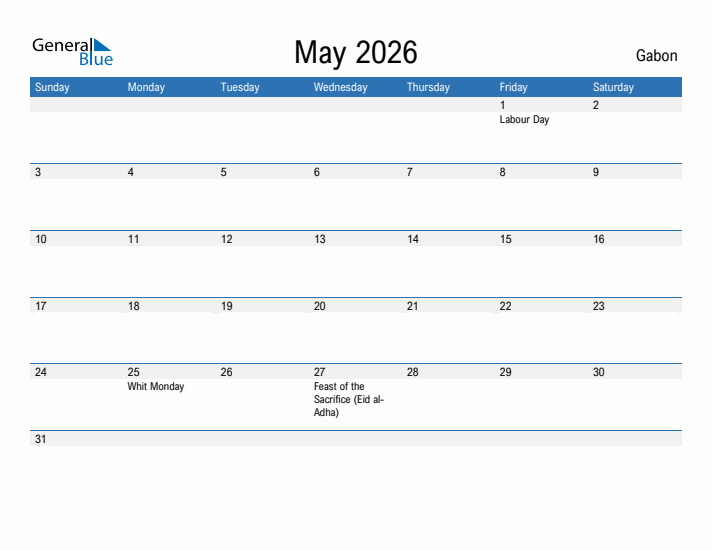 Fillable May 2026 Calendar