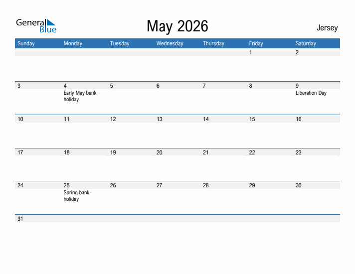 Fillable May 2026 Calendar