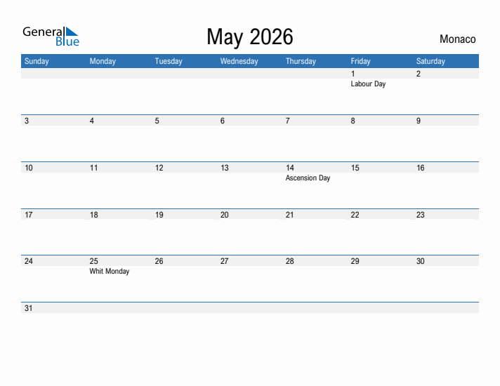 Fillable May 2026 Calendar