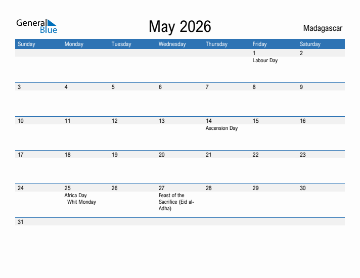 Fillable May 2026 Calendar