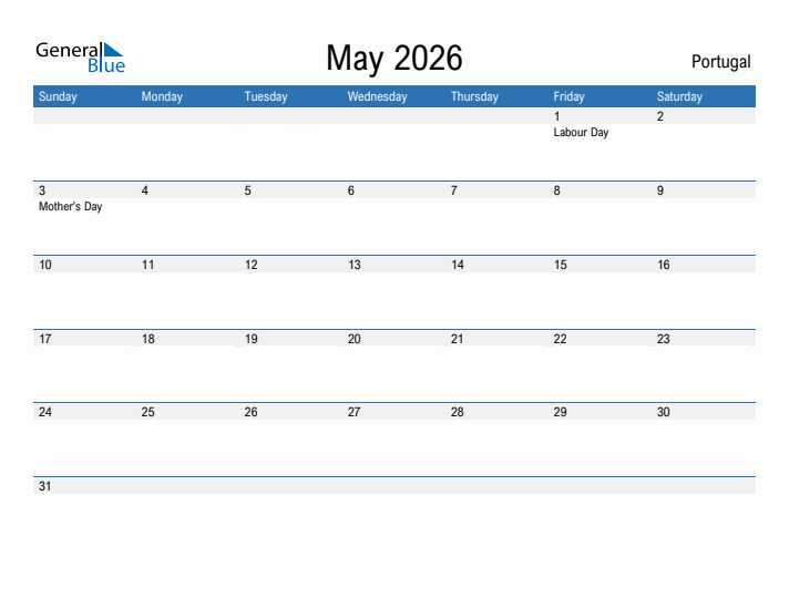 Fillable May 2026 Calendar