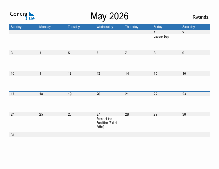 Fillable May 2026 Calendar