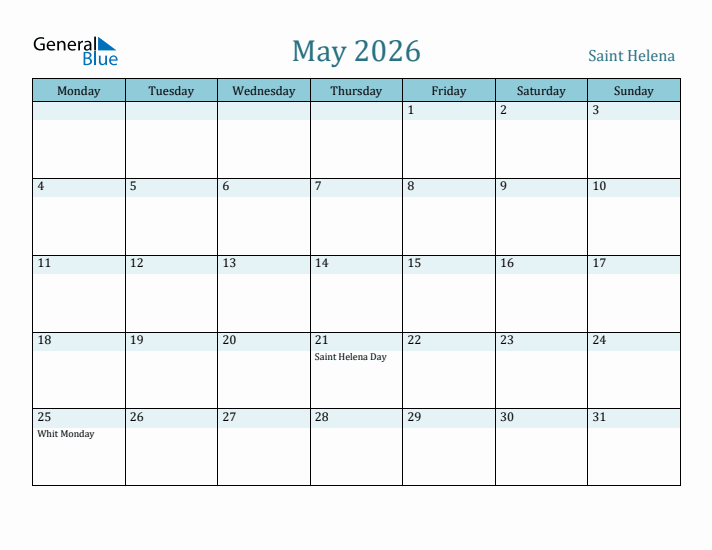 May 2026 Calendar with Holidays