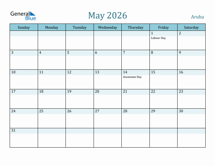 May 2026 Calendar with Holidays