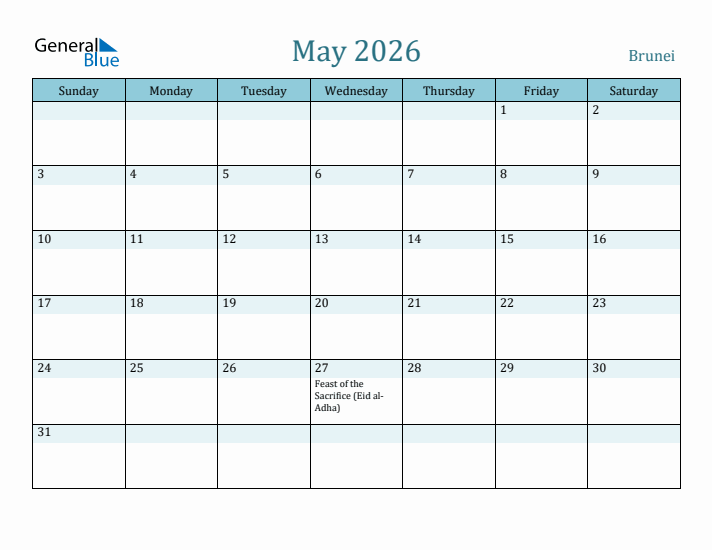 May 2026 Calendar with Holidays