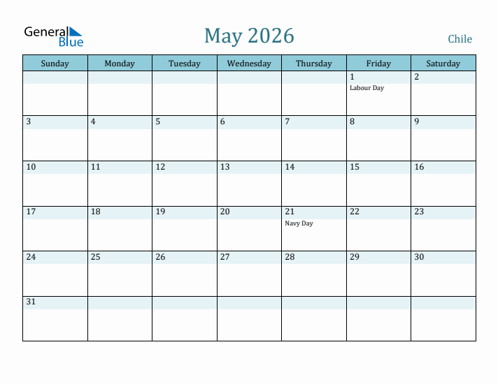 May 2026 Calendar with Holidays