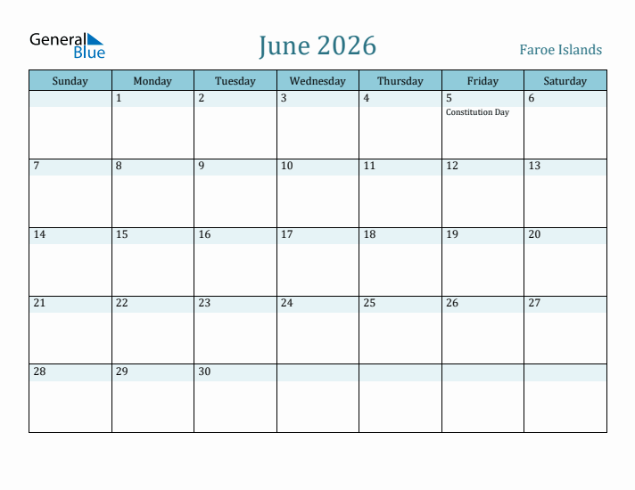 June 2026 Calendar with Holidays