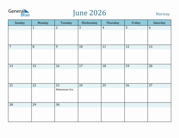 June 2026 Calendar with Holidays