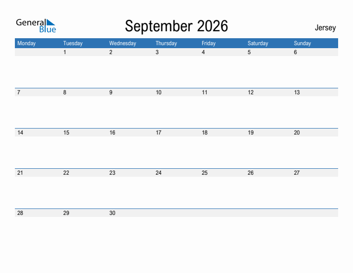 Fillable September 2026 Calendar