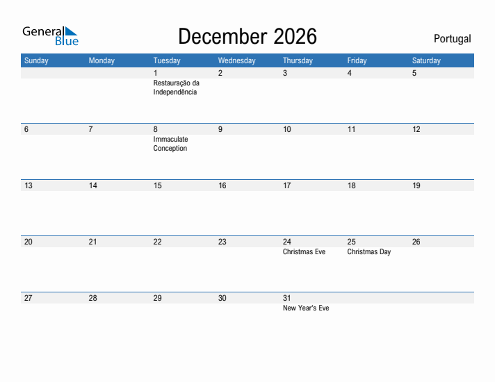 Fillable December 2026 Calendar