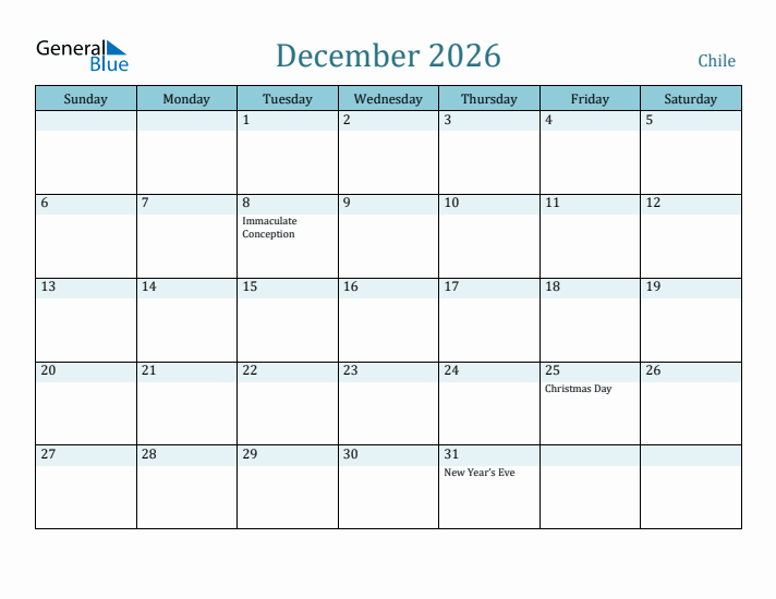 December 2026 Calendar with Holidays