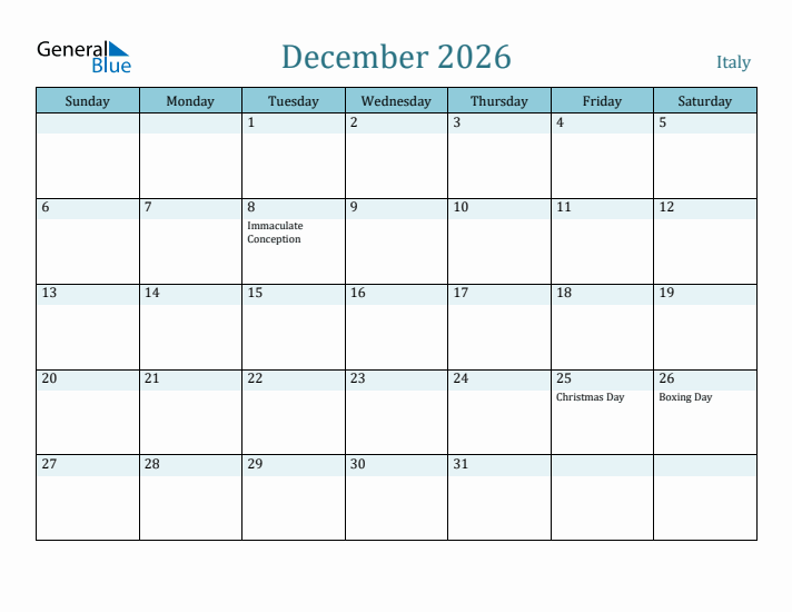 December 2026 Calendar with Holidays