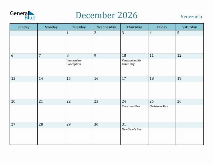 December 2026 Calendar with Holidays