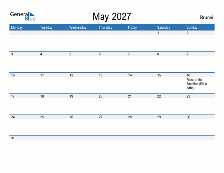 Fillable May 2027 Calendar