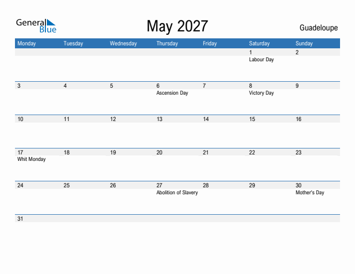 Fillable May 2027 Calendar