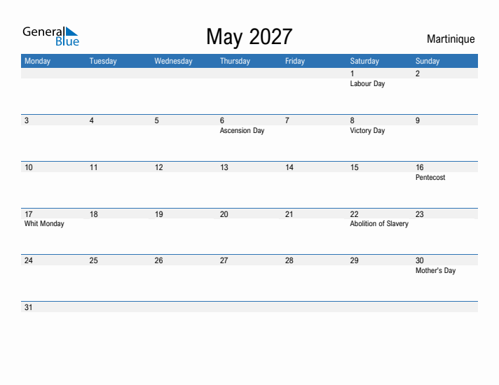 Fillable May 2027 Calendar