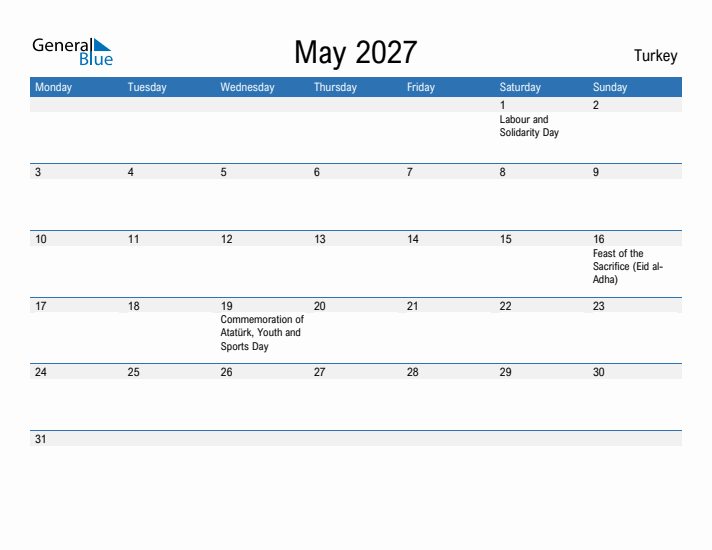 Fillable May 2027 Calendar