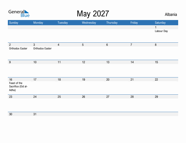 Fillable May 2027 Calendar