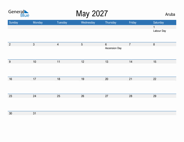 Fillable May 2027 Calendar