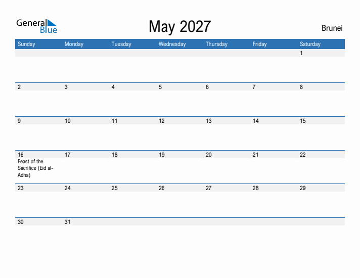 Fillable May 2027 Calendar