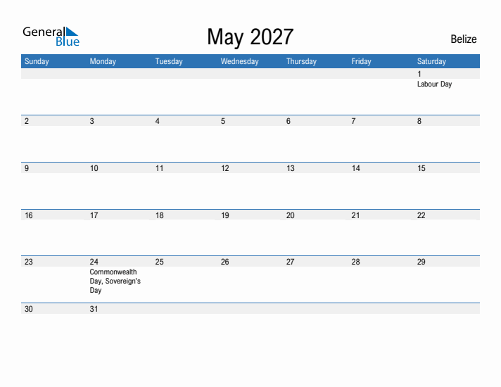 Fillable May 2027 Calendar