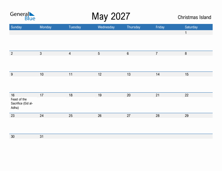 Fillable May 2027 Calendar