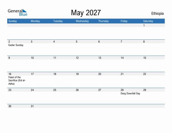 Fillable May 2027 Calendar