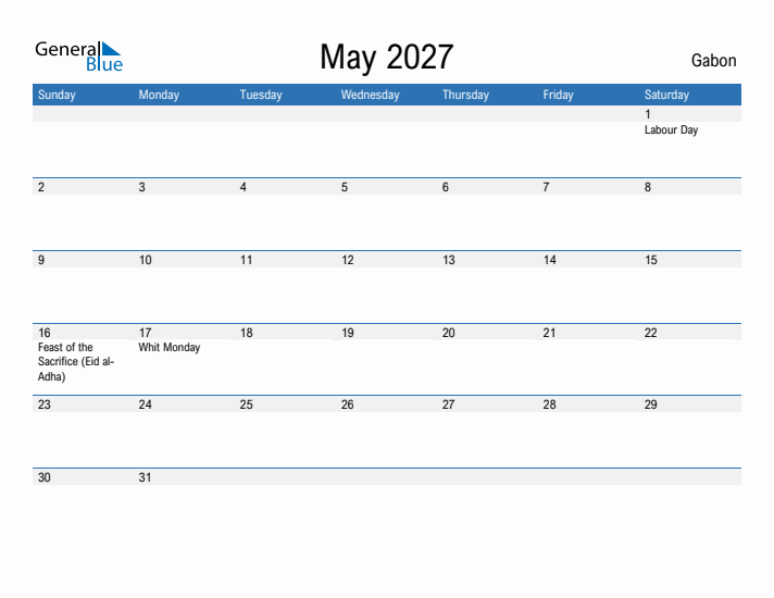 Fillable May 2027 Calendar