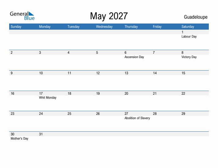 Fillable May 2027 Calendar