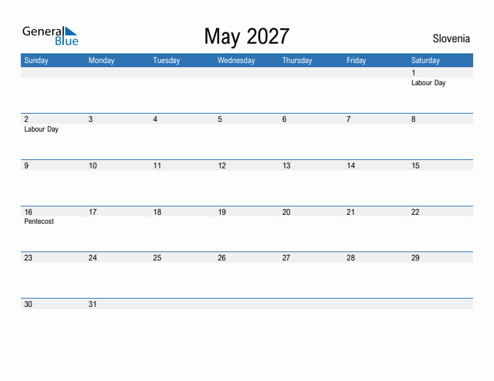 Fillable May 2027 Calendar