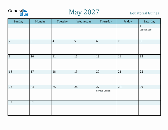 May 2027 Calendar with Holidays