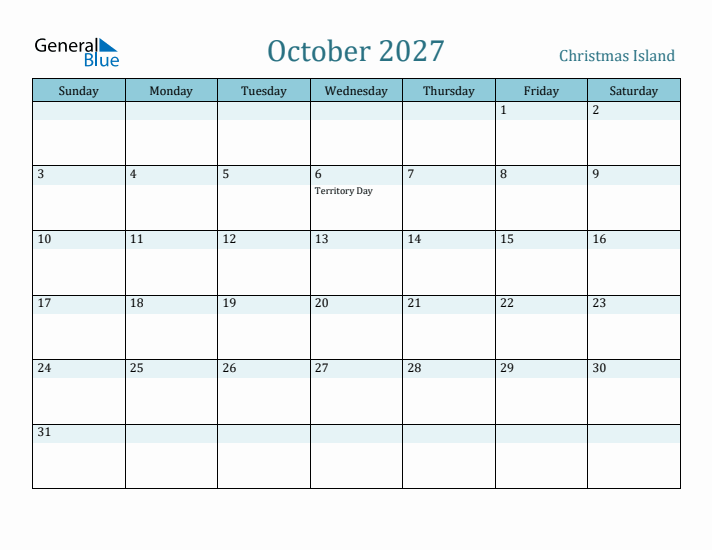 October 2027 Calendar with Holidays