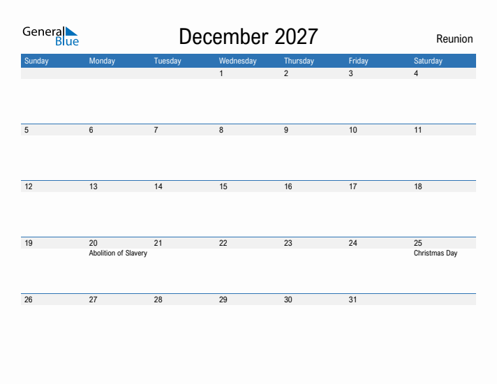 Fillable December 2027 Calendar