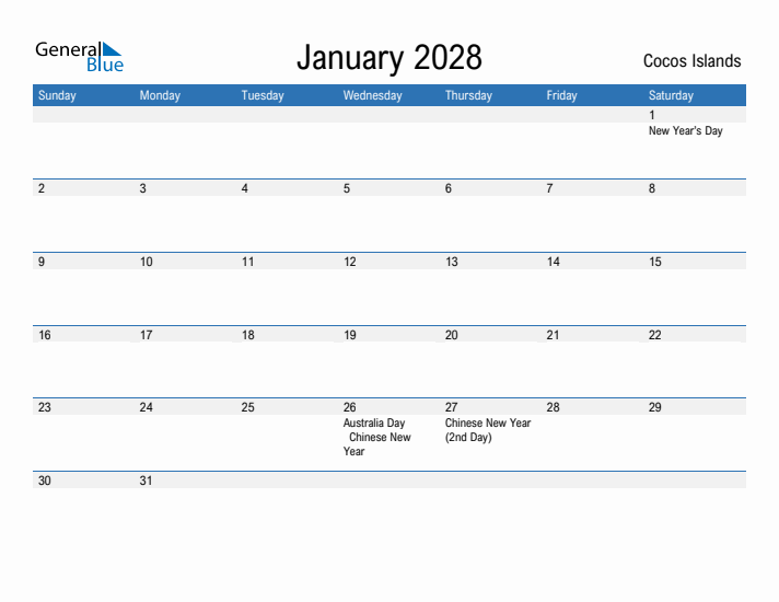 Fillable January 2028 Calendar