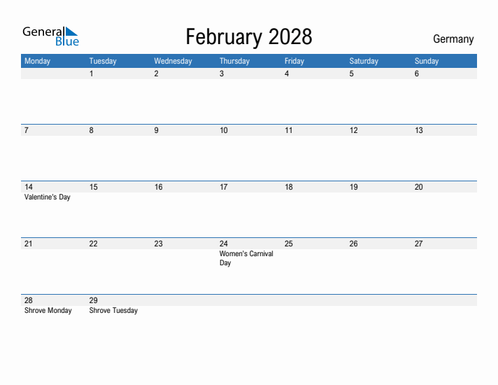 Fillable February 2028 Calendar