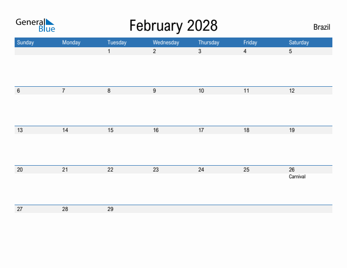 Fillable February 2028 Calendar