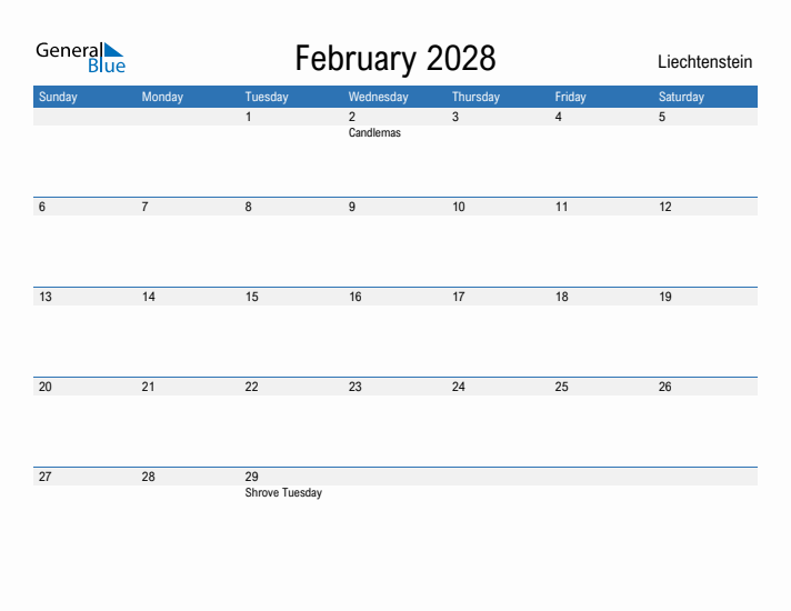 Fillable February 2028 Calendar