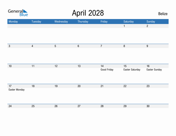 Fillable April 2028 Calendar